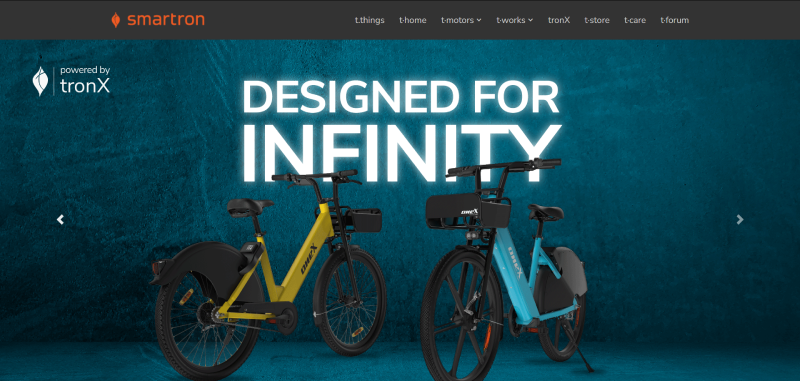 Smartron technology website developed by Kwalsys